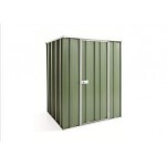 Spanbilt Yardstore F44-S 1.41m x 1.41m x 1.80m Flat Roof Garden Shed Medium Garden Sheds